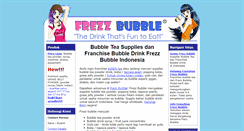 Desktop Screenshot of frezzbubble.com