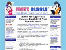 Tablet Screenshot of frezzbubble.com